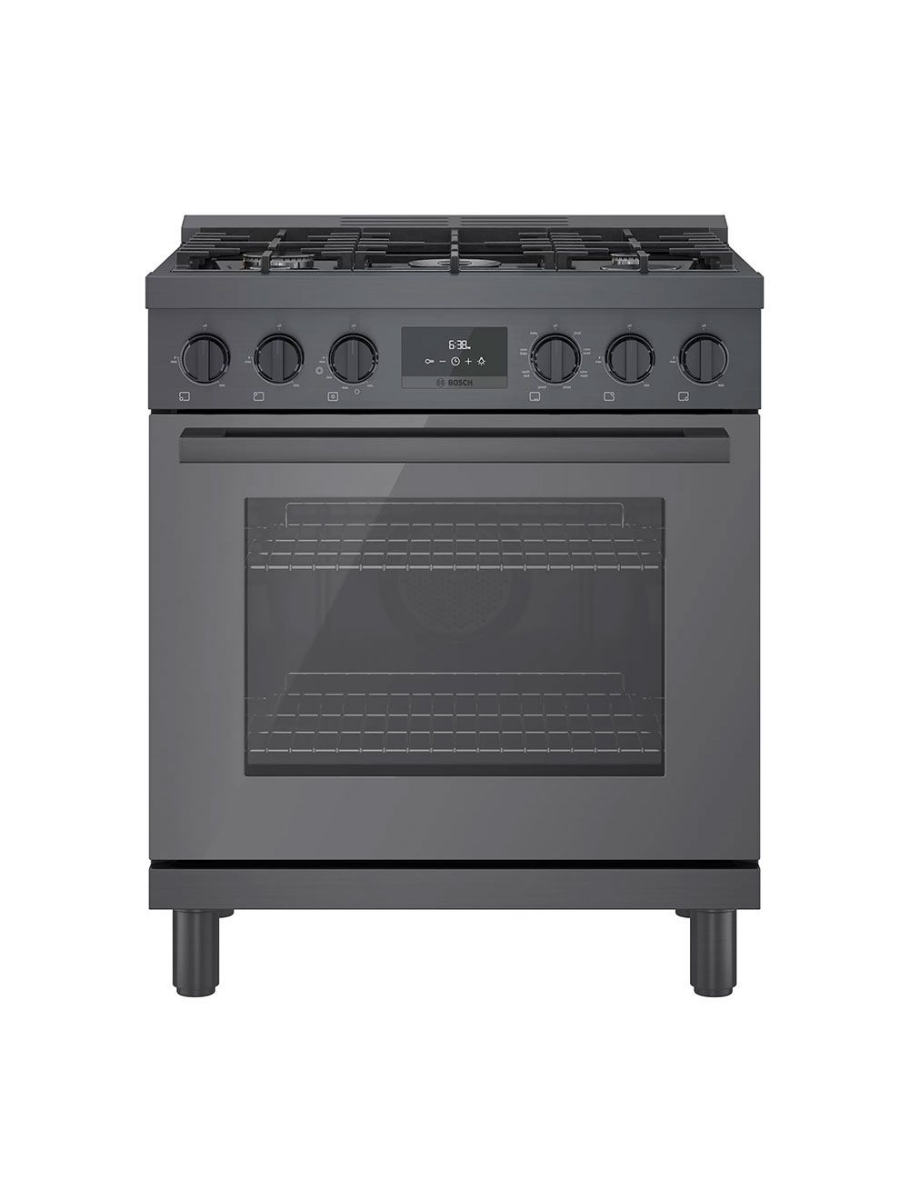 Image sur Cuisinière biénergie autoportante 30 po. 4 pi³ avec convection Bosch HDS8045C