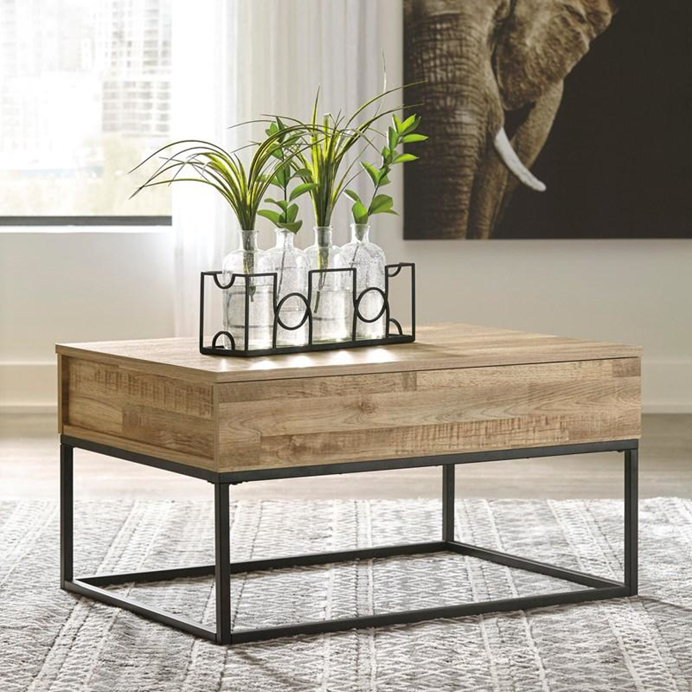 Image sur Table de centre à plateau relevable