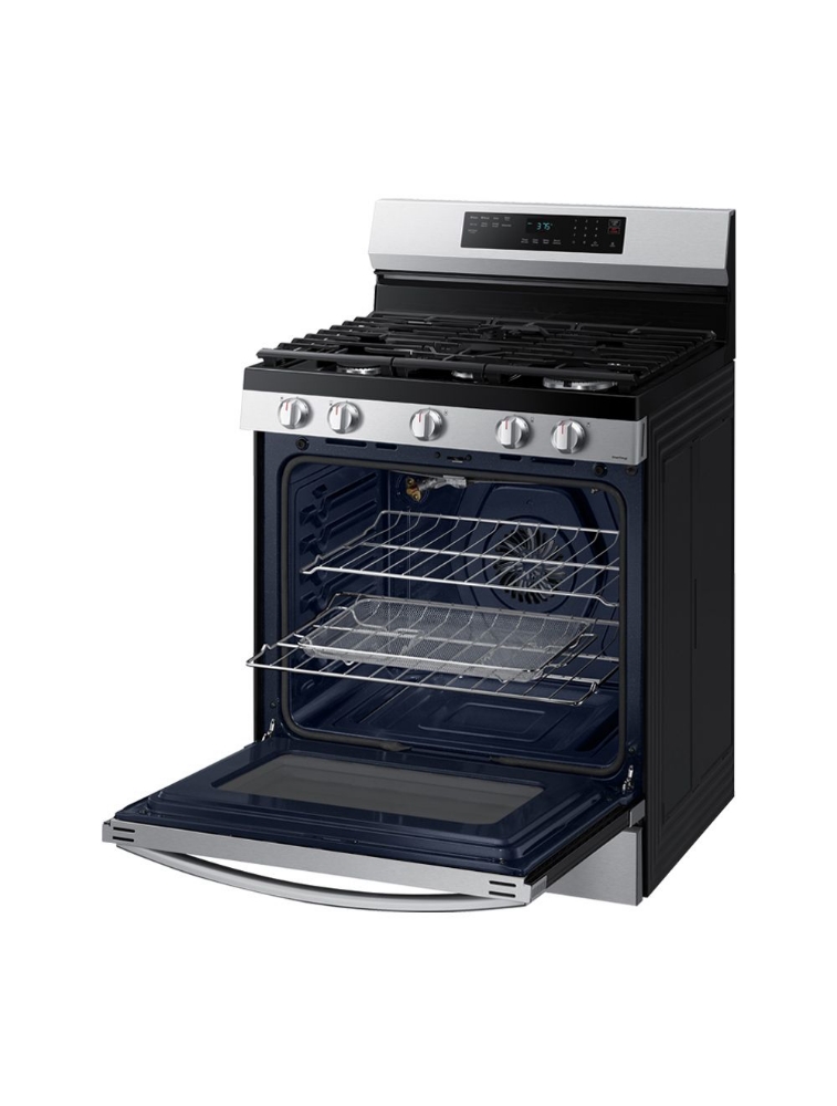 Cuisinière au gaz autoportante 30 po. 6 pi³ avec convection Samsung NX60A6511SS/AA
