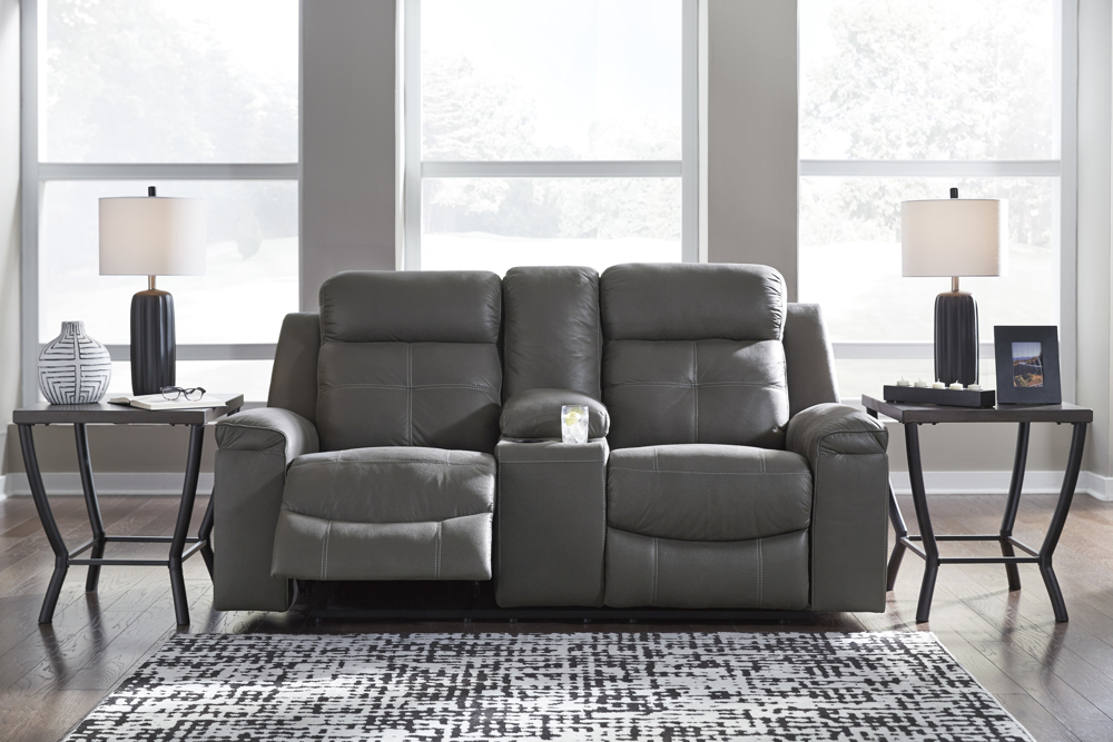 Picture of Reclining loveseat with console