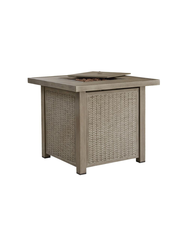Image sur Table de foyer au gaz
