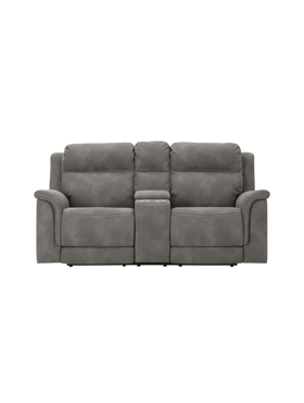 Picture of Power zero gravity loveseat with console