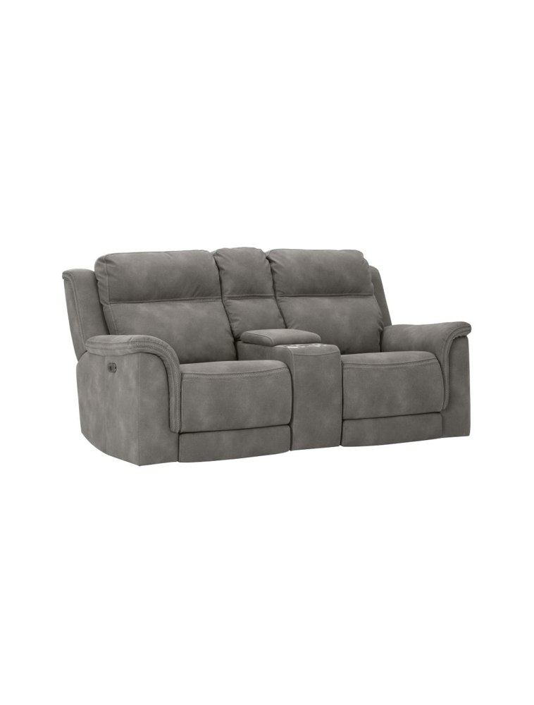 Picture of Power zero gravity loveseat with console