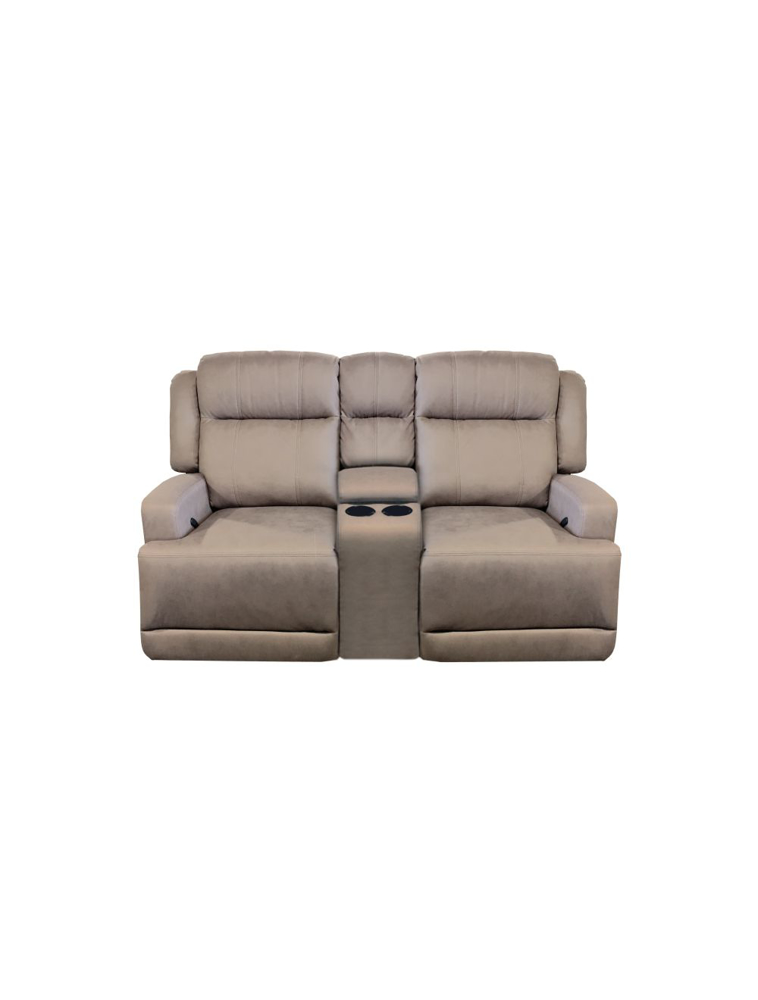 Picture of Reclining loveseat with console