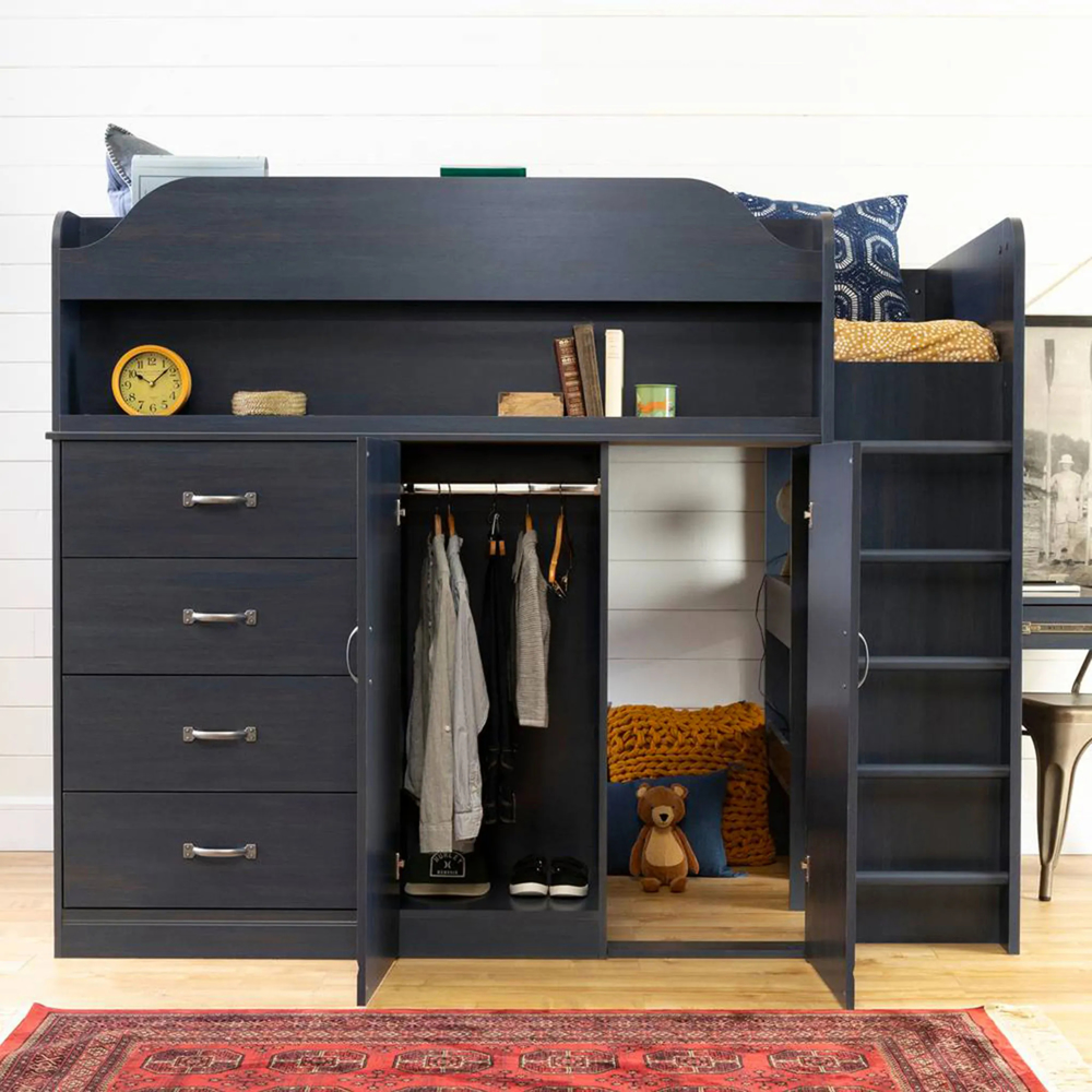 Image sur Lit mezzanine avec bureau