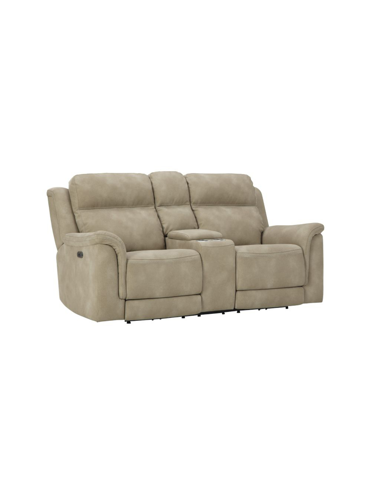 Picture of Power zero gravity loveseat with console