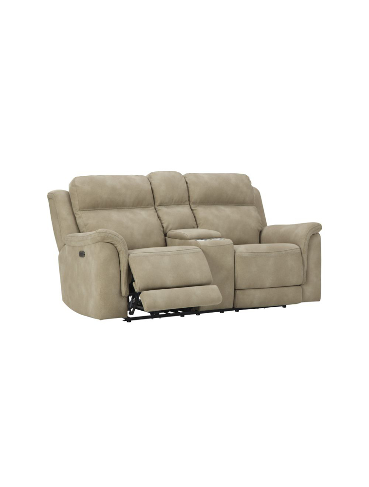 Picture of Power zero gravity loveseat with console