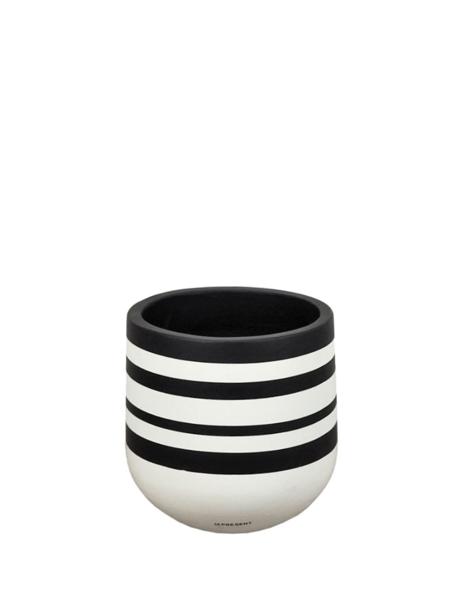 Image sur Pot Stripe 12 po