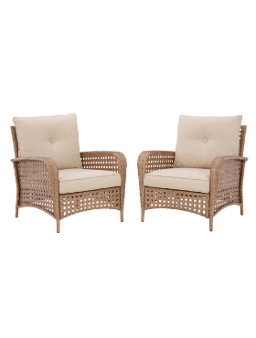 Image de Ensemble de 2 fauteuils d'extérieur