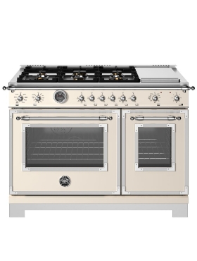 Cuisinière double Bi-Énergie à convection - HER486BTFEPAVT Bertazzoni