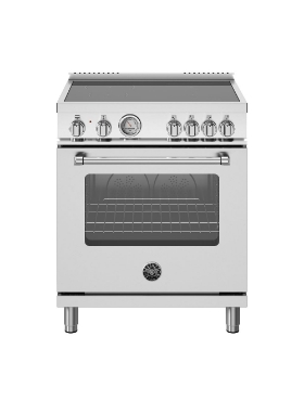 Cuisinière 4,7 pi³ à induction et convection - MAS304INMXV Bertazzoni