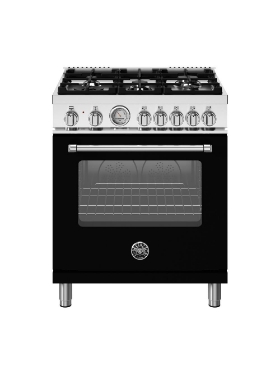 Cuisinière 4,7 pi³ Bi-Énergie à convection - MAS305DFMNEV Bertazzoni