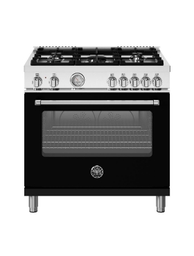 Cuisinière 5,9 pi³ Bi-Énergie à convection - MAS365DFMNEV Bertazzoni