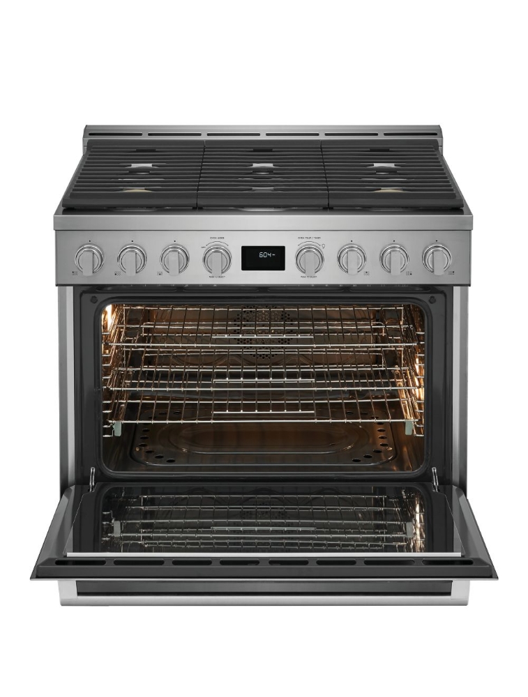 Cuisinière au gaz autoportante 36 po. 4,4 pi³ avec convection Electrolux ECFG3668AS