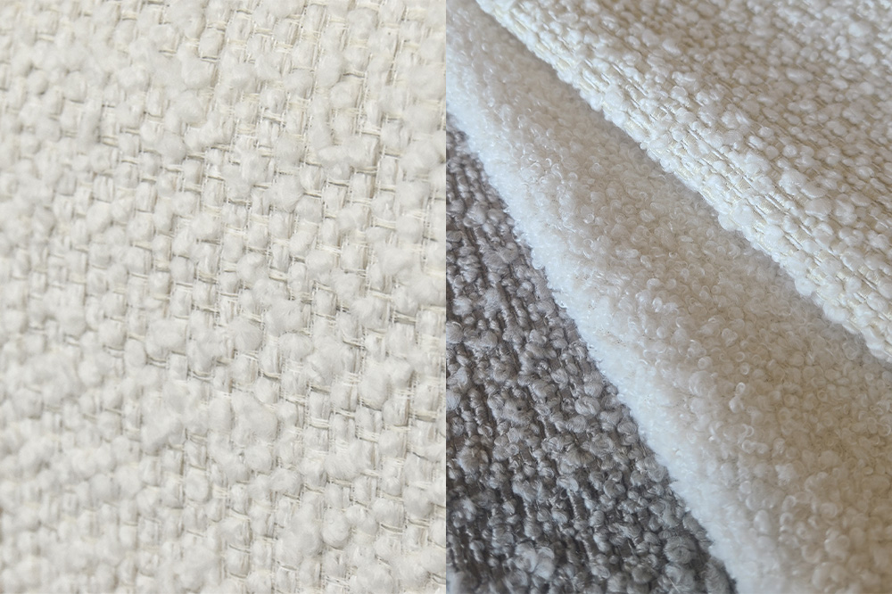 tendance tissu boucle